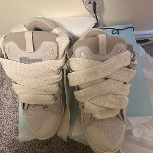 Alain Cream High-Top Sneakers